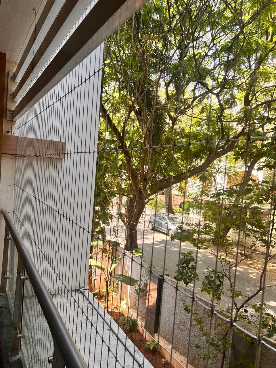 Commercial glass door invisible grills - Professional safety solution Gurugram